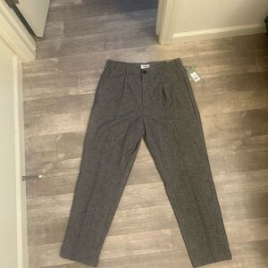 Men's Tweed Pleated Dress Pants